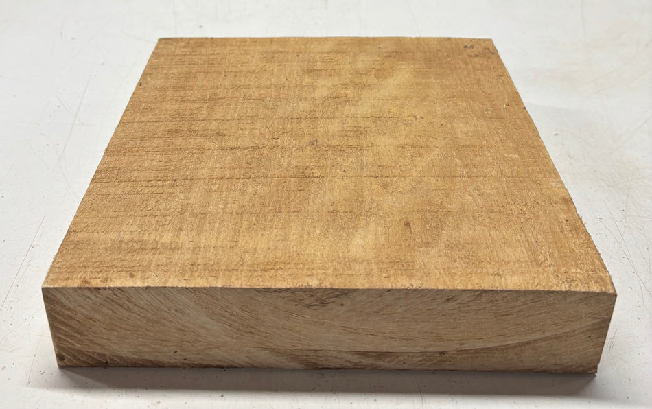 2 Pack, 2 Species African Mahogany + Purpleheart Bowl Blank  4"x4"x2"#6541