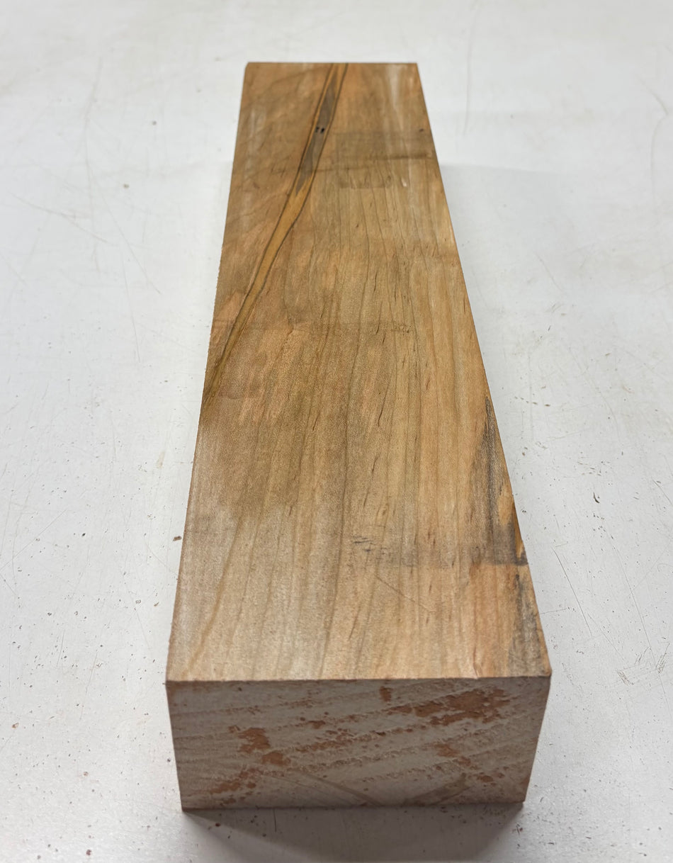 1 Piece, Ambrosia Maple Lumber Board Blank 18"x4-5/8"x2-7/8"#6543