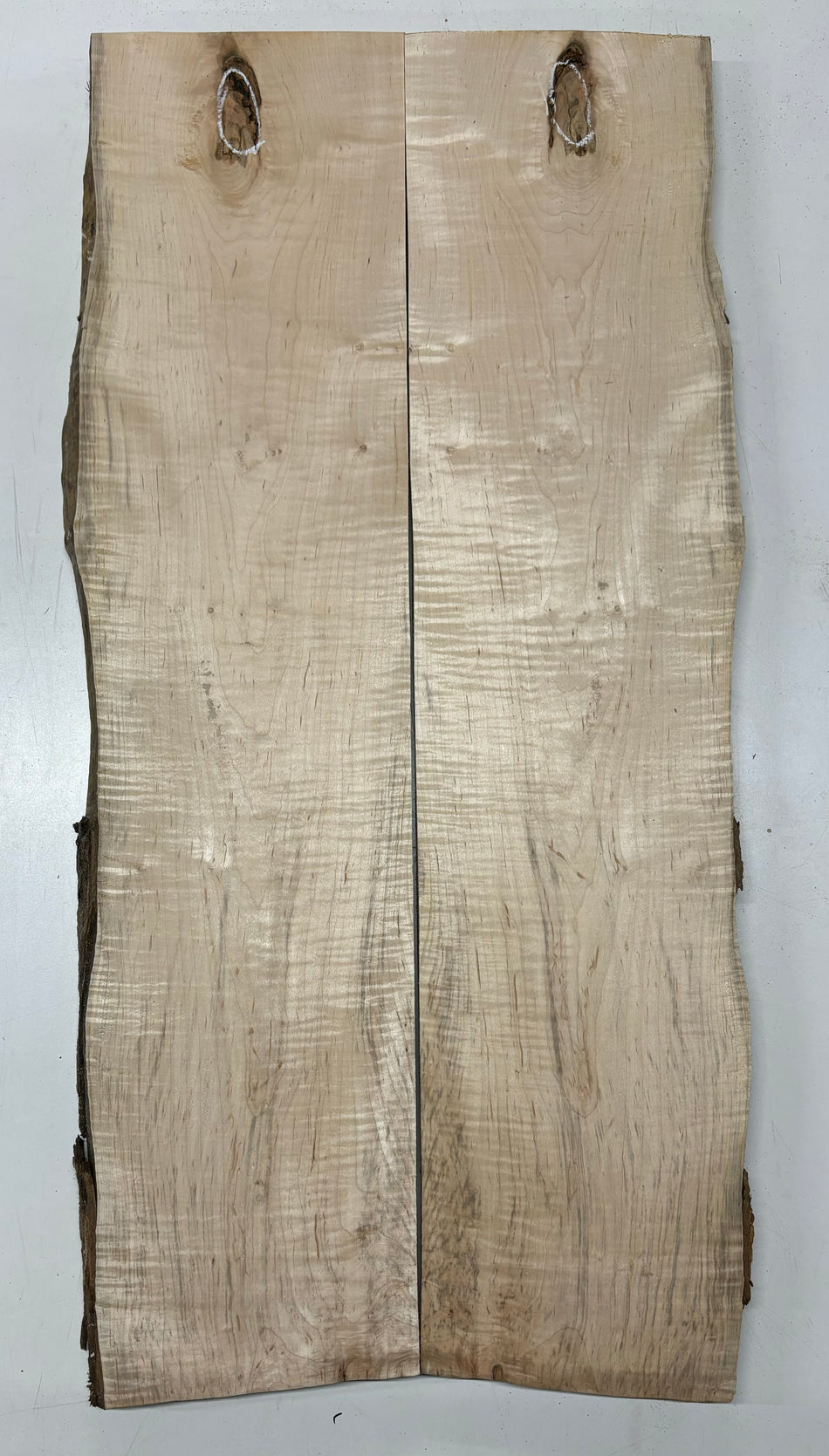 Hermosas y raras losas/galletas de borde vivo de madera negra africana - 24"x24-1/2"x3", #220