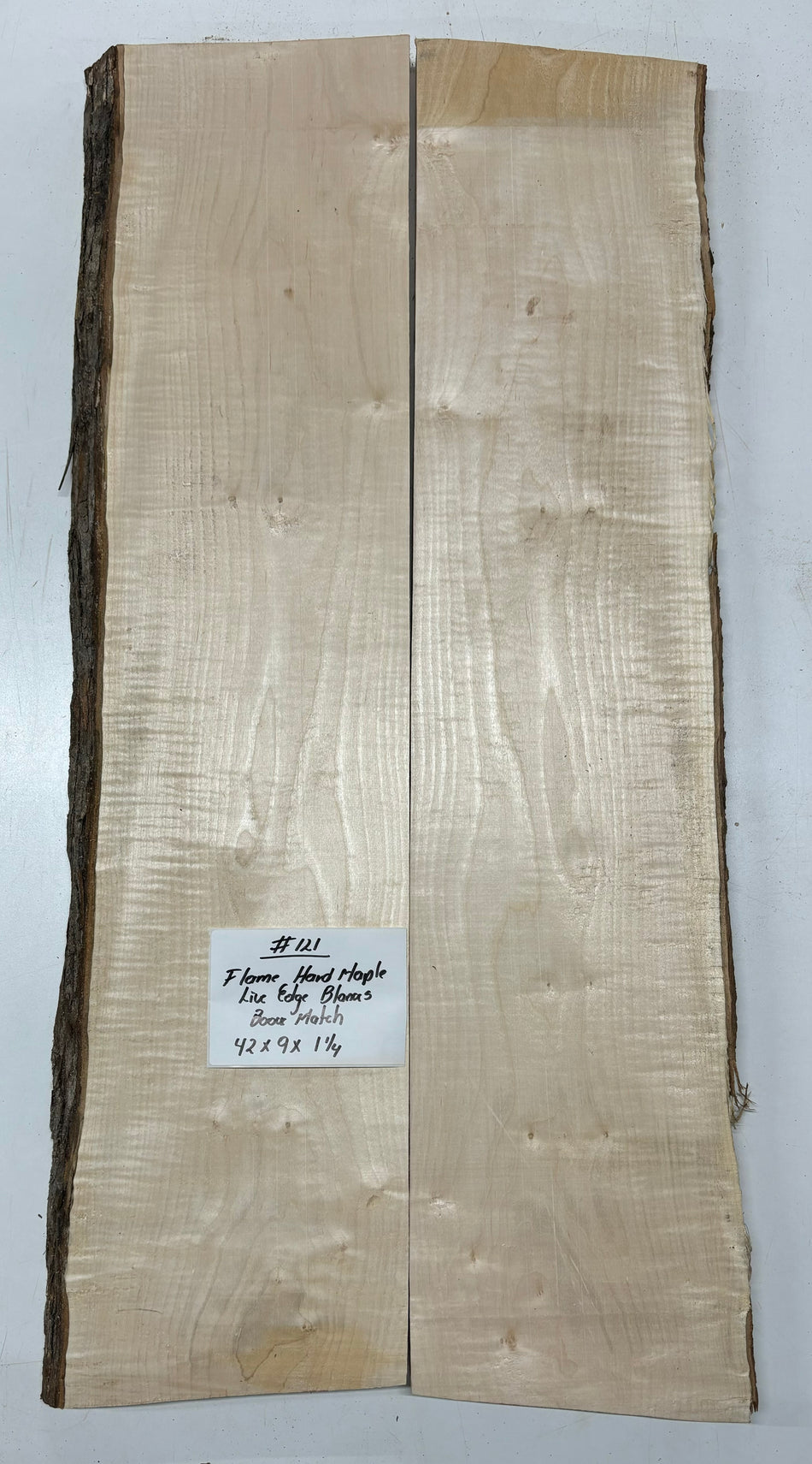 Hermosas y raras losas/galletas de borde vivo de madera negra africana - 24"x24-1/2"x3", #220