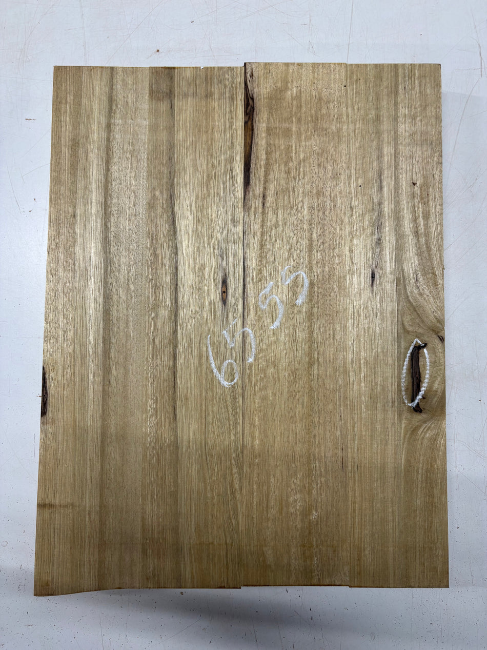 4 Piece Glued, Black Limba Body Blank 21"x16"x1-7/8"  #6555
