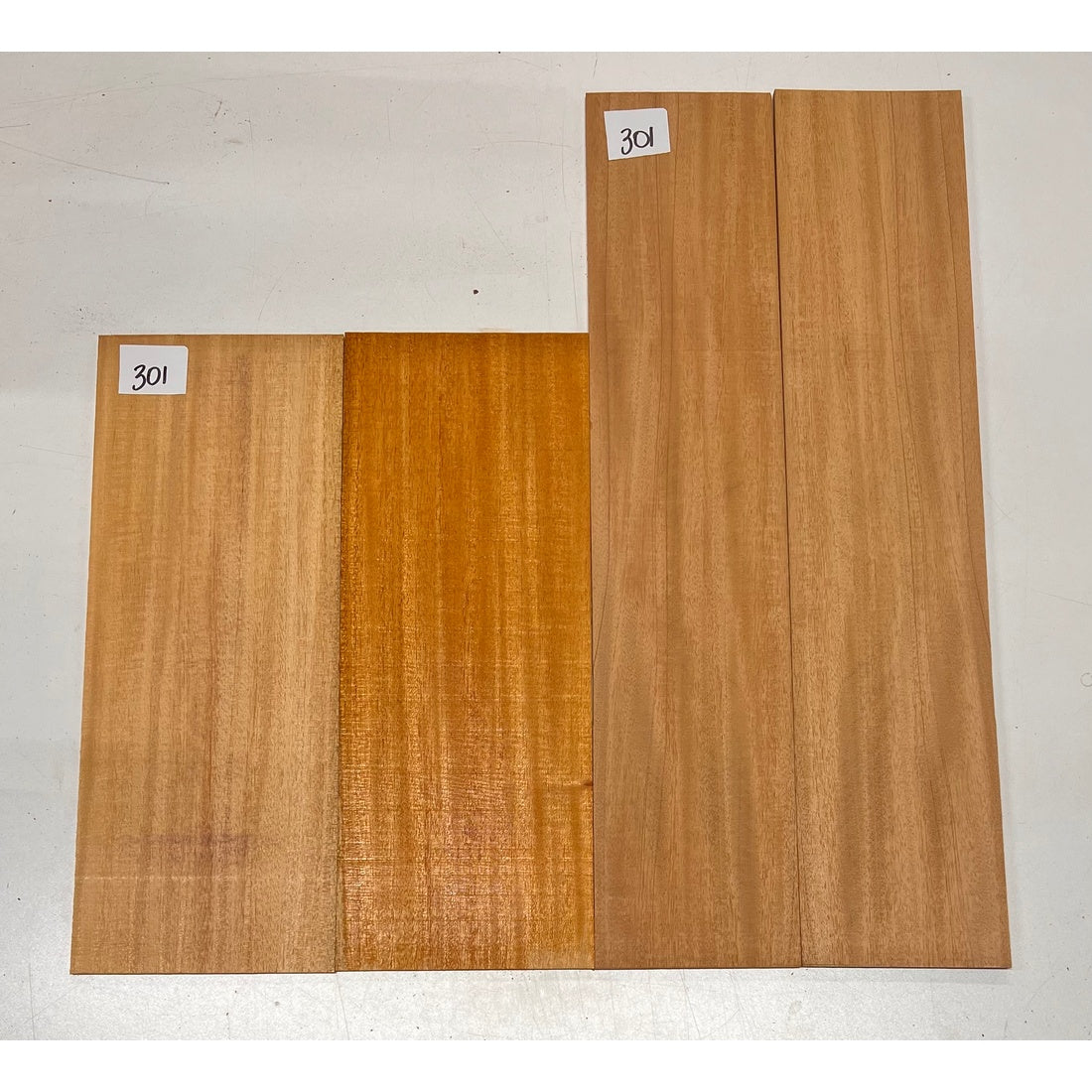 Fijian Mahogany Baritone Guitar Back & Side Sets + Top Sets #301 - Exotic Wood Zone - Buy online Across USA 