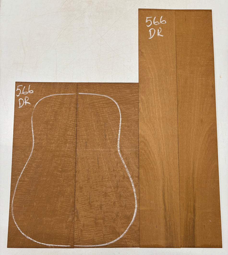 Juego de fondo y aros de guitarra de grado AAAA Dreadnought de palisandro de la India Oriental #61 