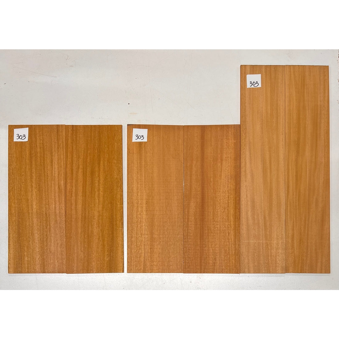 Fijian Mahogany Baritone Guitar Back & Side Sets + Top Sets #303 - Exotic Wood Zone - Buy online Across USA 