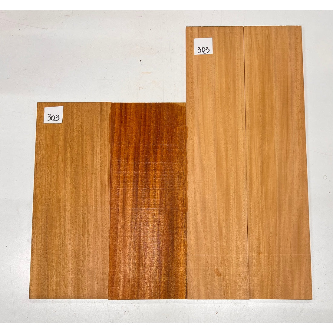 Fijian Mahogany Baritone Guitar Back & Side Sets + Top Sets #303 - Exotic Wood Zone - Buy online Across USA 