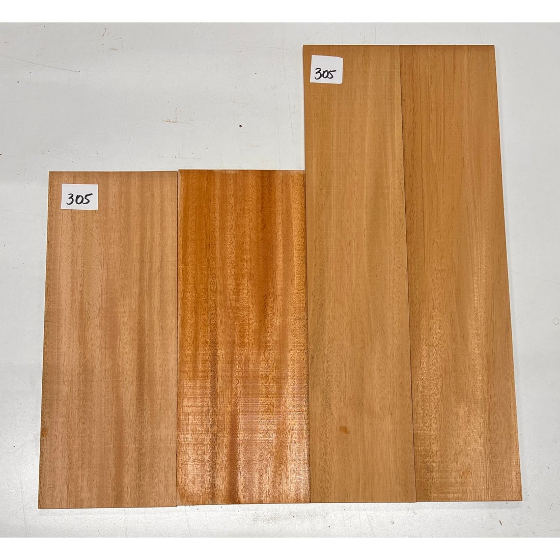 Fijian Mahogany Baritone Guitar Back & Side Sets + Top Sets #305 - Exotic Wood Zone - Buy online Across USA 