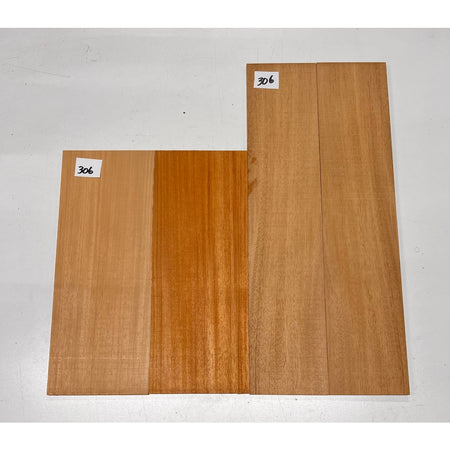 Fijian Mahogany Baritone Guitar Back & Side Sets + Top Sets #306 - Exotic Wood Zone - Buy online Across USA 