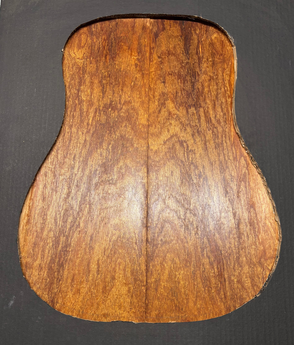 Juego de fondo y aros de guitarra de grado AAAA Dreadnought de palisandro de la India Oriental #61 