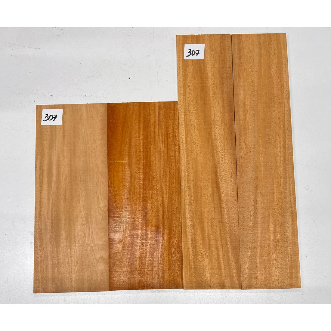 Fijian Mahogany Baritone Guitar Back & Side Sets + Top Sets #307 - Exotic Wood Zone - Buy online Across USA 