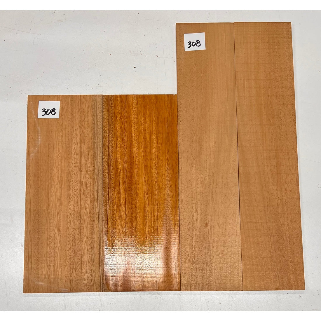 Fijian Mahogany Baritone Guitar Back & Side Sets + Top Sets #308 - Exotic Wood Zone - Buy online Across USA 