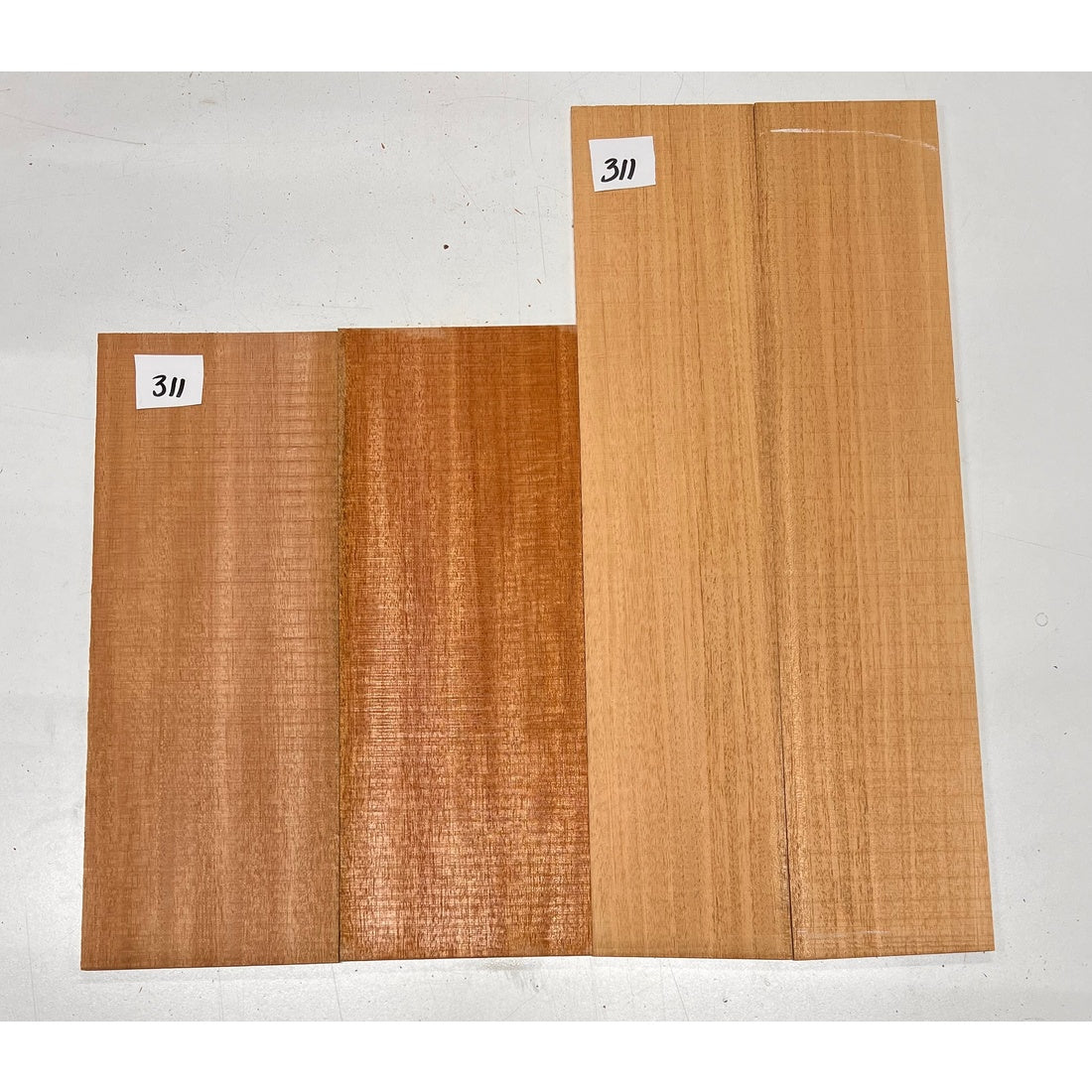 Fijian Mahogany Baritone Guitar Back & Side Sets + Top Sets #311 - Exotic Wood Zone - Buy online Across USA 