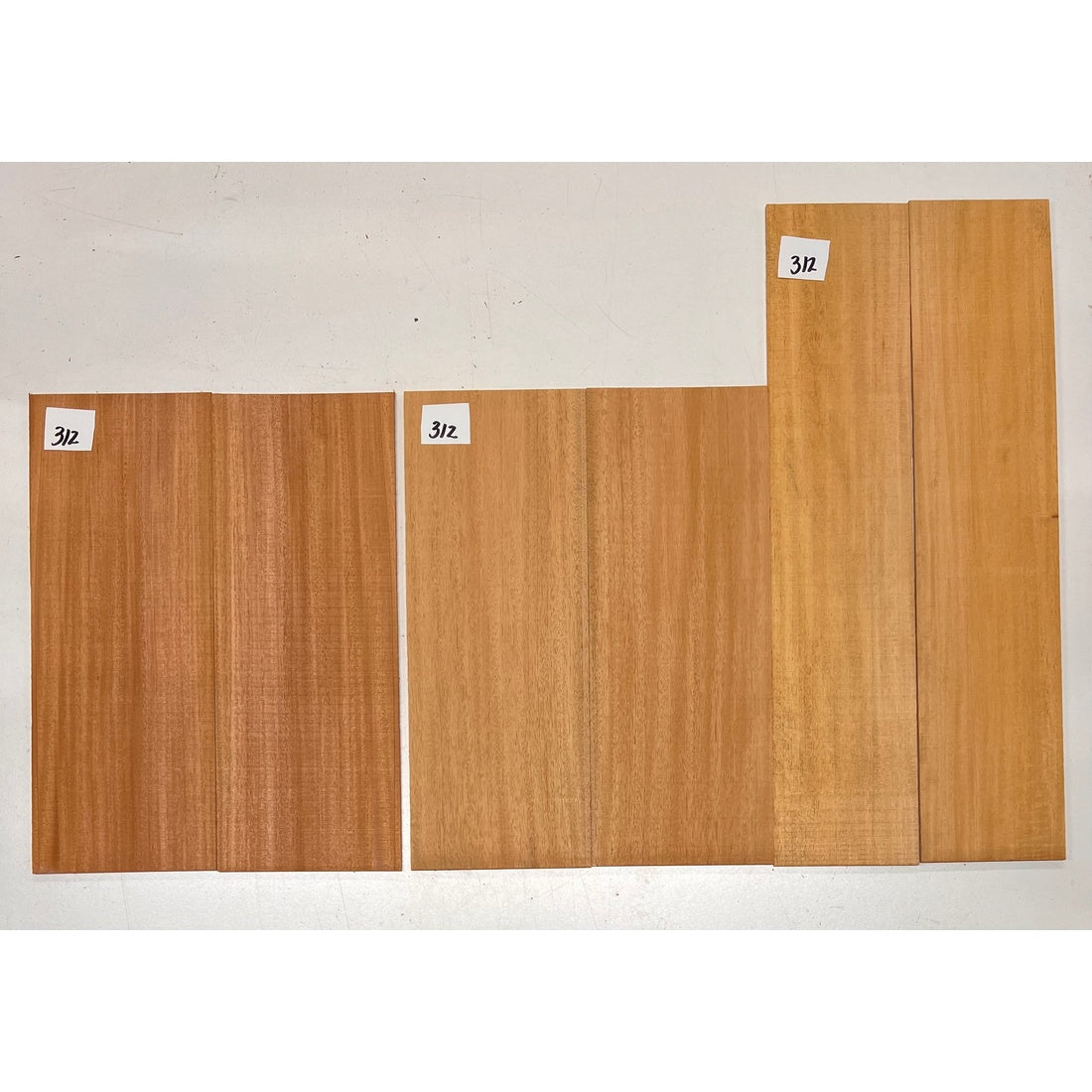 Fijian Mahogany Baritone Guitar Back & Side Sets + Top Sets #312 - Exotic Wood Zone - Buy online Across USA 