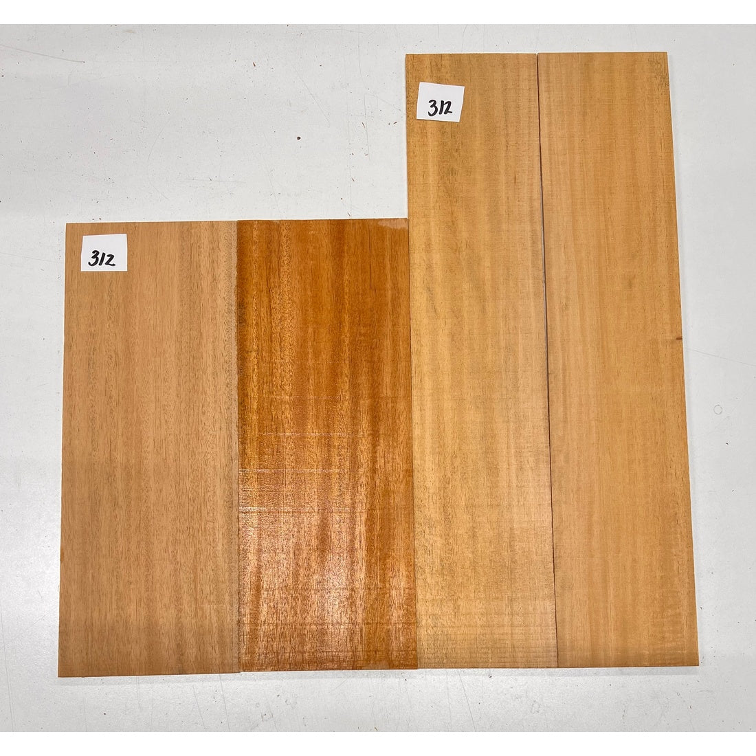 Fijian Mahogany Baritone Guitar Back & Side Sets + Top Sets #312 - Exotic Wood Zone - Buy online Across USA 