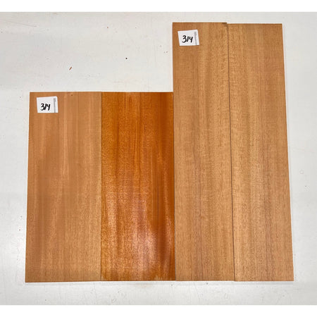 Fijian Mahogany Baritone Guitar Back & Side Sets + Top Sets #314 - Exotic Wood Zone - Buy online Across USA 