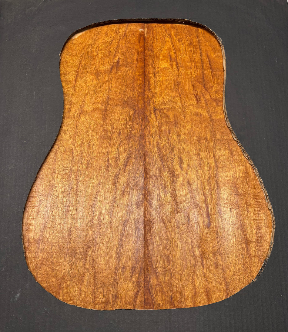 Juego de fondo y aros de guitarra de grado AAAA Dreadnought de palisandro de la India Oriental #61 