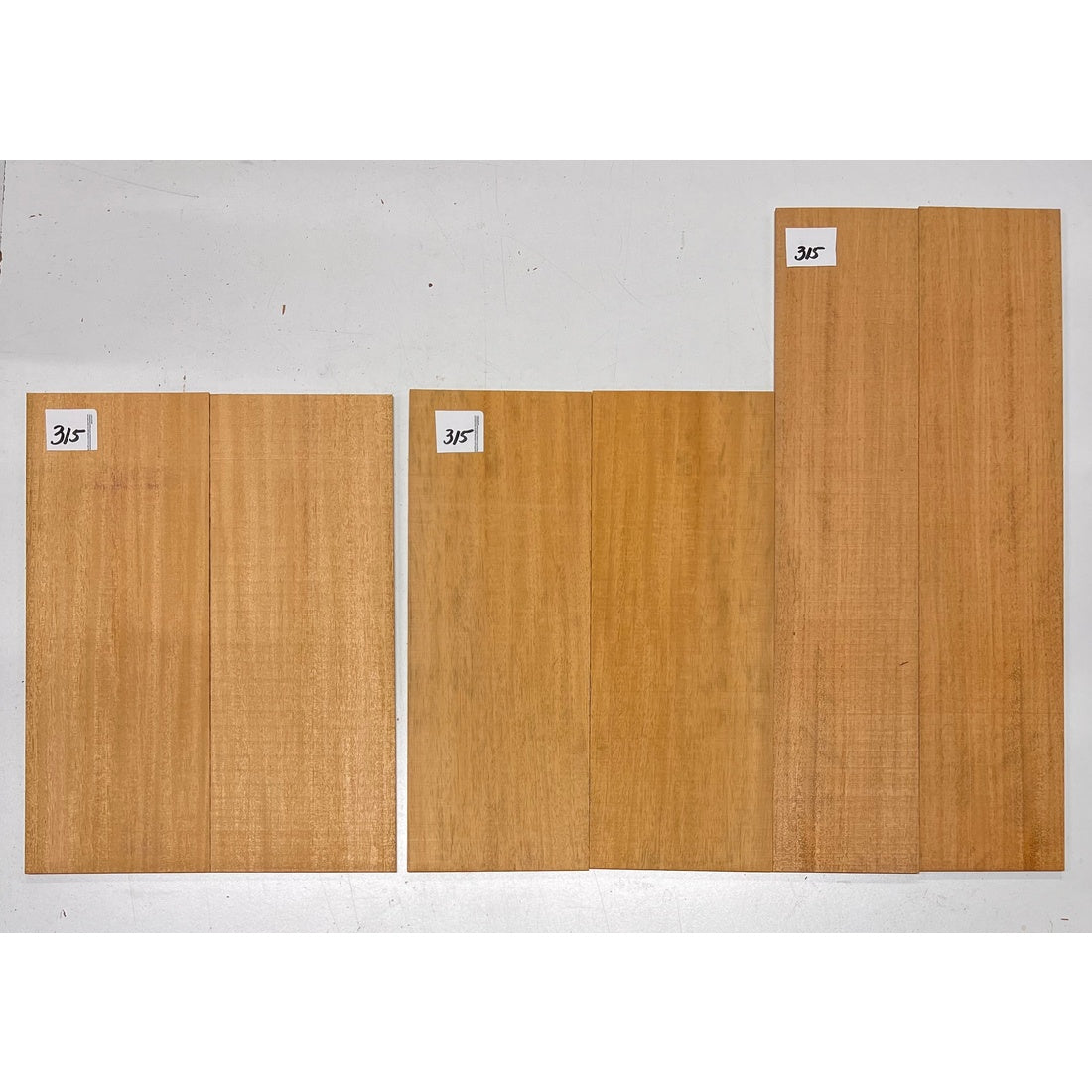 Fijian Mahogany Baritone Guitar Back & Side Sets + Top Sets #315 - Exotic Wood Zone - Buy online Across USA 