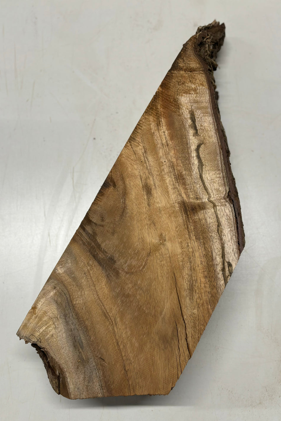 Flame Hawaiian Koa Lumber Live Edge Slab - 13" x 8" x 5" #211 Exotic Wood Zone 