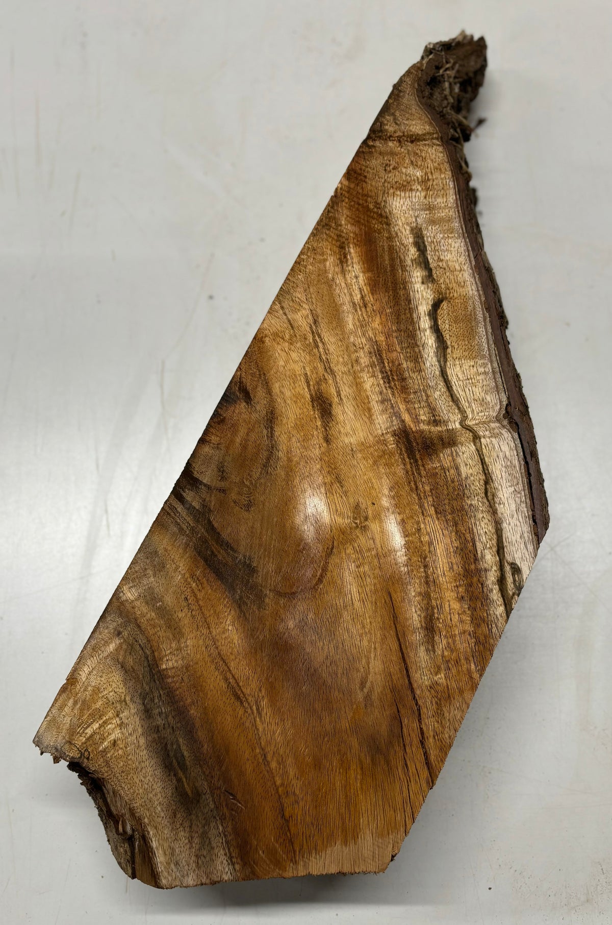 Flame Hawaiian Koa Lumber Live Edge Slab - 13" x 8" x 5" #211 Exotic Wood Zone 