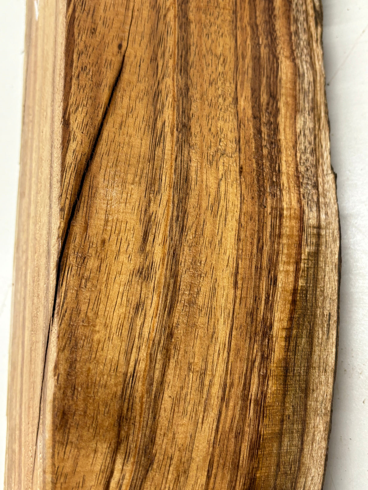 Flame Hawaiian Koa Lumber Live Edge Slab - 47" x 7" x 3" #213 Exotic Wood Zone 