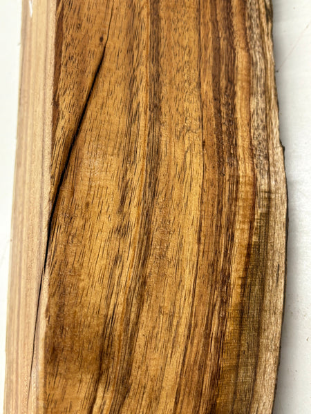 Flame Hawaiian Koa Lumber Live Edge Slab - 47" x 7" x 3" #213 Exotic Wood Zone 