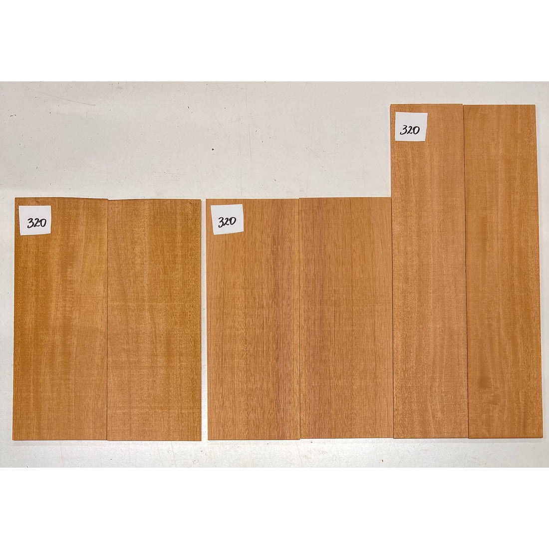 Fijian Mahogany Baritone Guitar Back & Side Sets + Top Sets #320 - Exotic Wood Zone - Buy online Across USA 