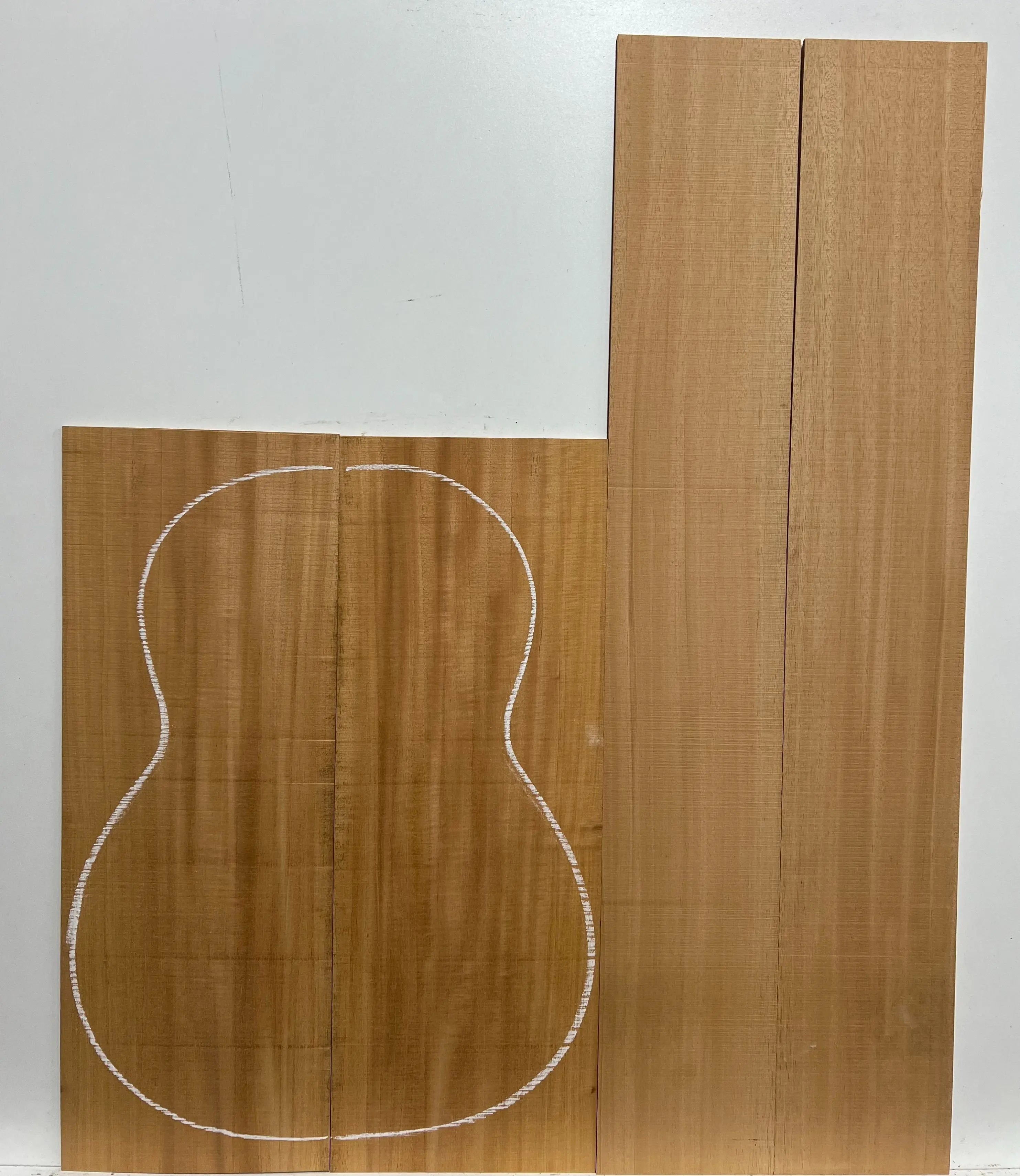 Genuine Mahogany Soprano Ukulele Guitar Back and Side Sets - Exotic Wood Zone - Buy online Across USA 