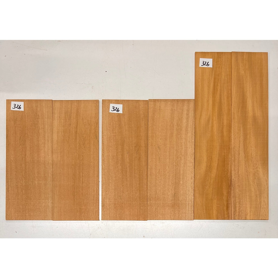 Fijian Mahogany Baritone Guitar Back & Side Sets + Top Sets #326 - Exotic Wood Zone - Buy online Across USA 