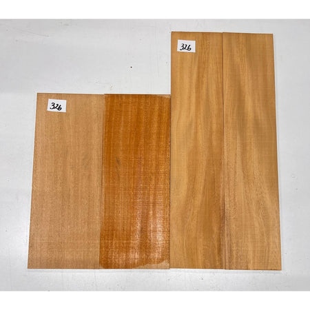 Fijian Mahogany Baritone Guitar Back & Side Sets + Top Sets #326 - Exotic Wood Zone - Buy online Across USA 