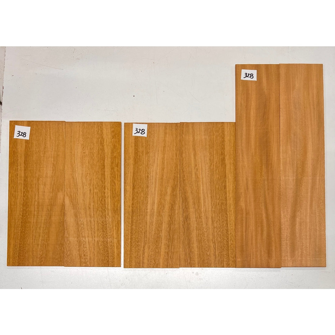 Fijian Mahogany Baritone Guitar Back & Side Sets + Top Sets #328 - Exotic Wood Zone - Buy online Across USA 