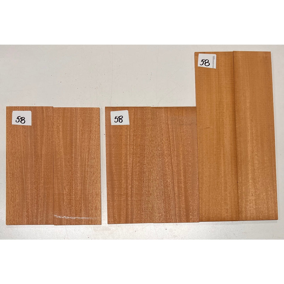 Fijian Mahogany Soprano Guitar Back & Side Set + Top Sets #58 - Exotic Wood Zone - Buy online Across USA 