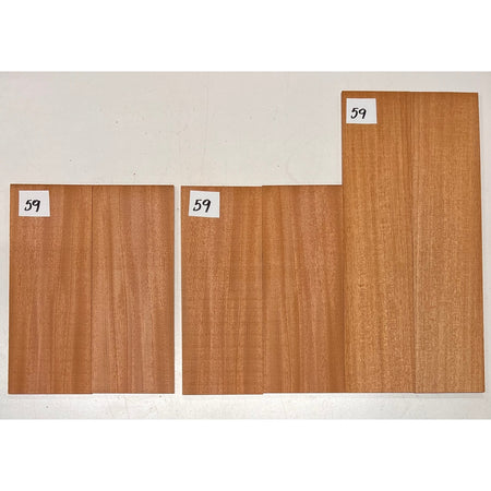 Fijian Mahogany Soprano Guitar Back & Side Set + Top Sets #59 - Exotic Wood Zone - Buy online Across USA 