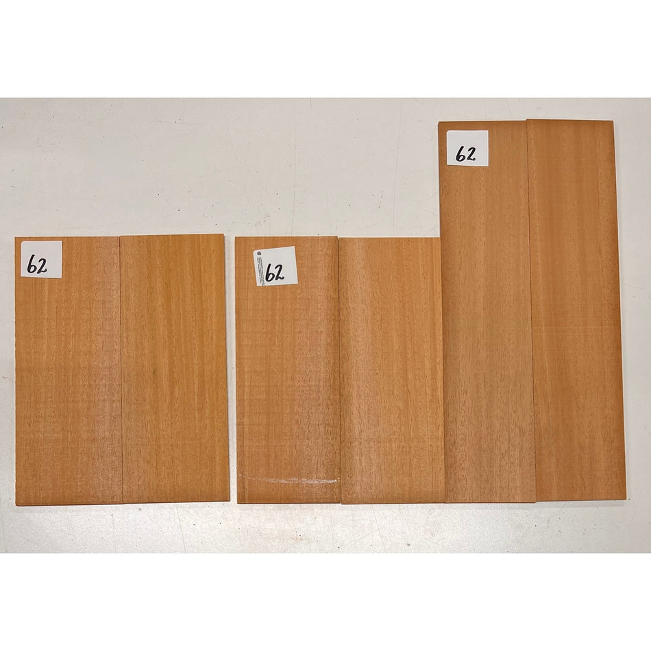 Fijian Mahogany Soprano Guitar Back & Side Set + Top Sets #62 - Exotic Wood Zone - Buy online Across USA 