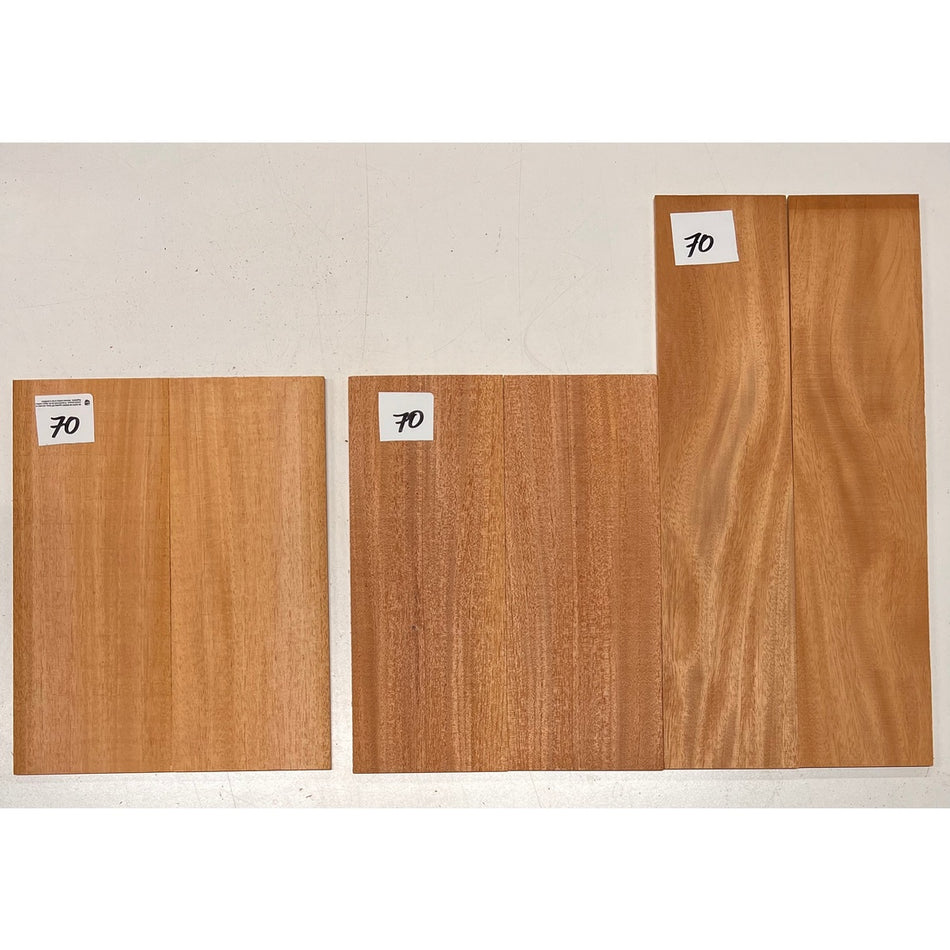 Fijian Mahogany Soprano Guitar Back & Side Set + Top Sets #70 - Exotic Wood Zone - Buy online Across USA 