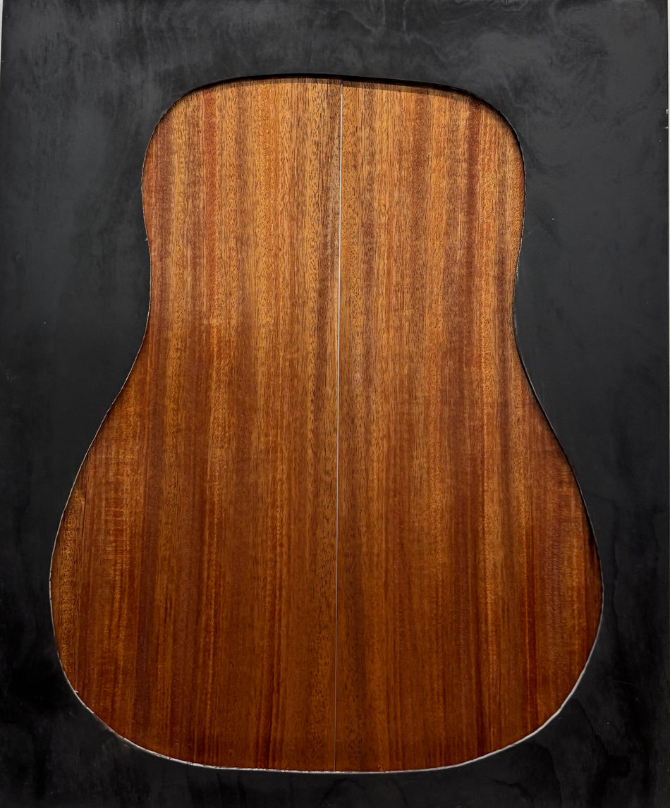African Mahogany Dreadnought Guitar Back and Side Set #106