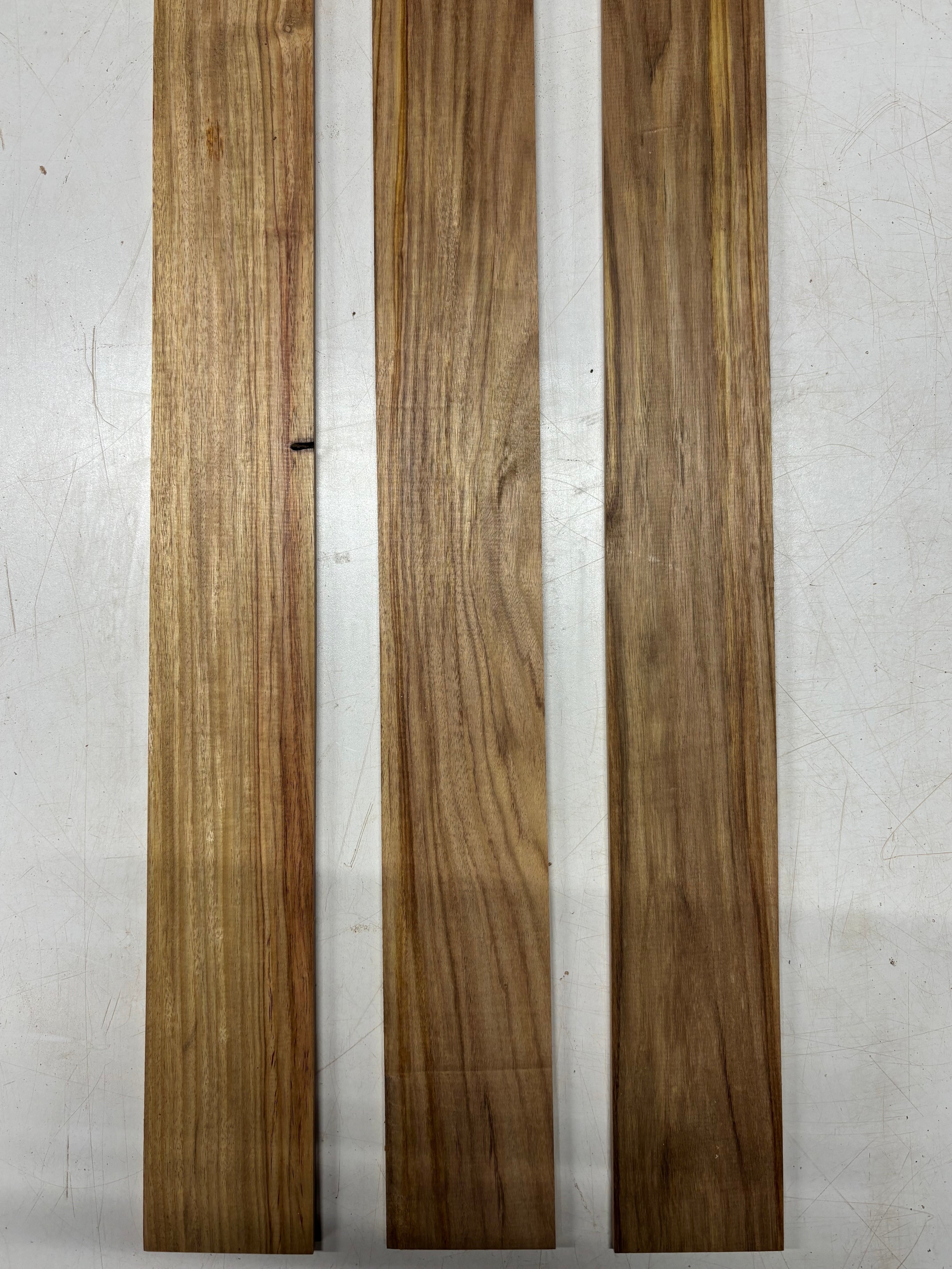 3 Pack, Canary wood Thin Stock Lumber 36"x 3"x1/4"#3716 Exotic Wood Zone 