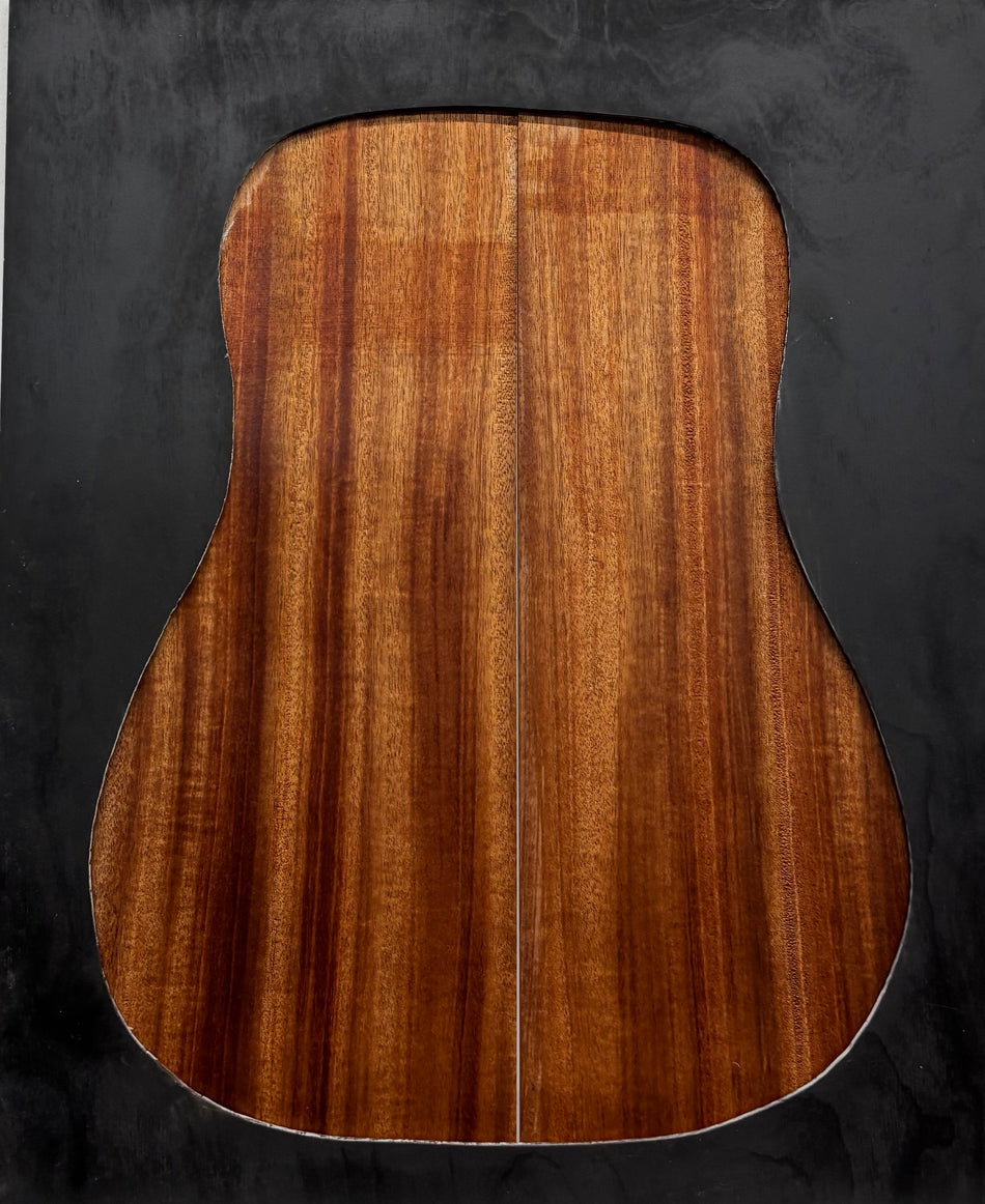 African Mahogany Dreadnought Guitar Back and Side Set #108