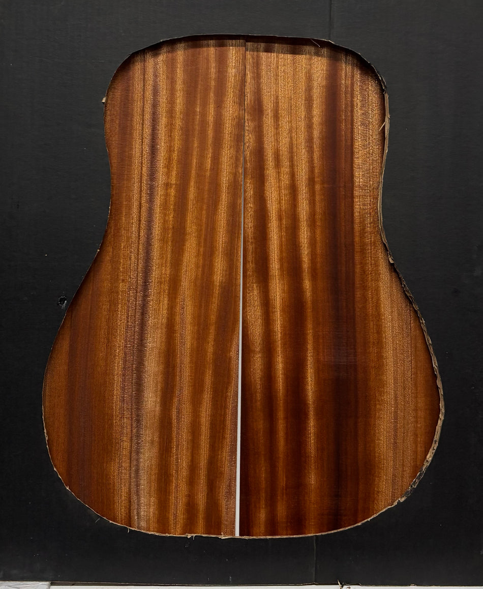 Sapele Dreadnought Guitar Back and Side Set #620