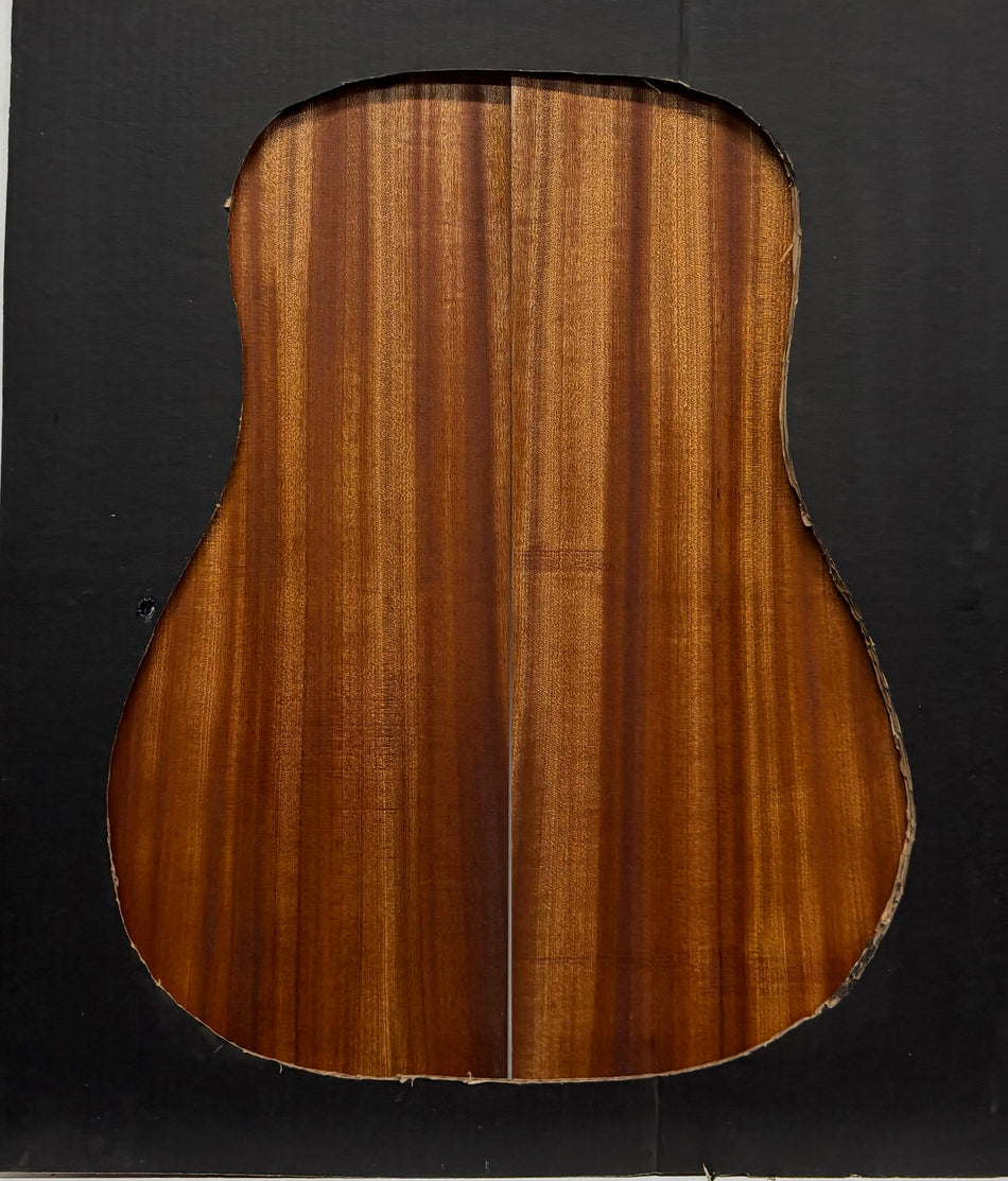 Sapele Dreadnought Guitar Back and Side Set #621