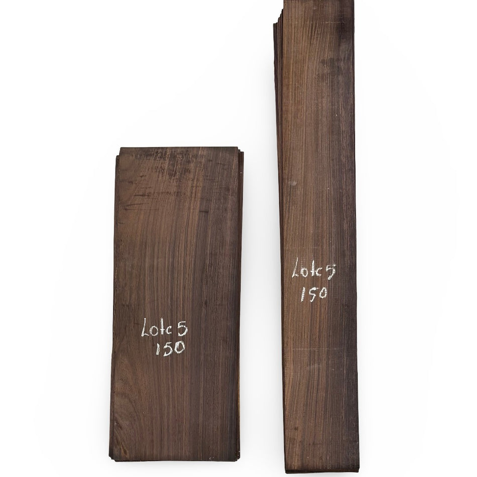 Set of 10, Indian Rosewood Dreadnought Guitar Back & Side Set | Lot #5