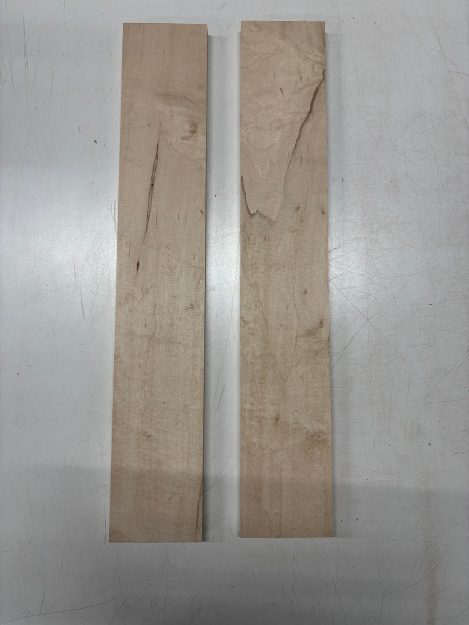 2 Pack, Hard Maple, Thin Stock Lumber 24" x 4" x 3/4"#3724 Exotic Wood Zone 