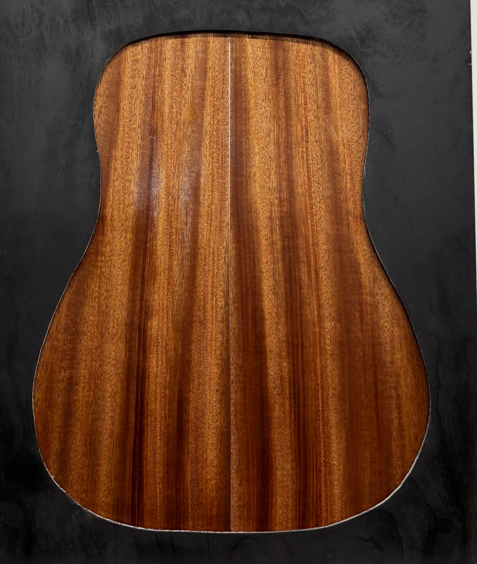 African Mahogany Dreadnought Guitar Back and Side Set #113