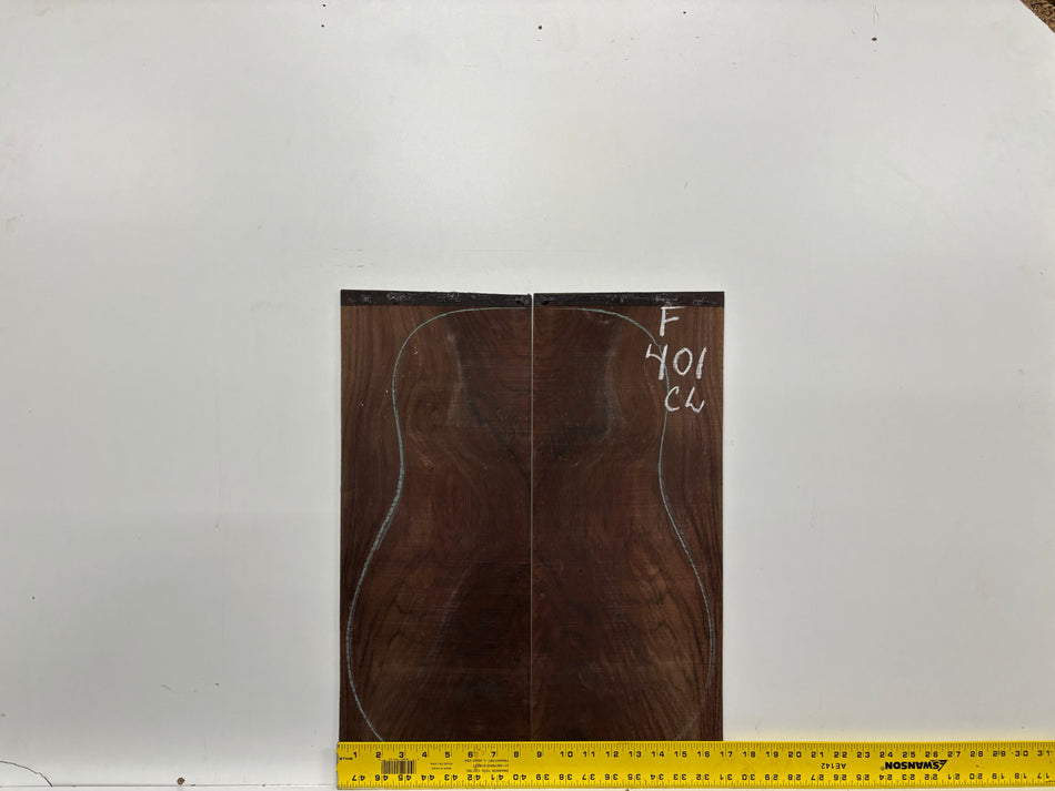 Figured Indian Rosewood Classical Guitar Back & Side Set #401