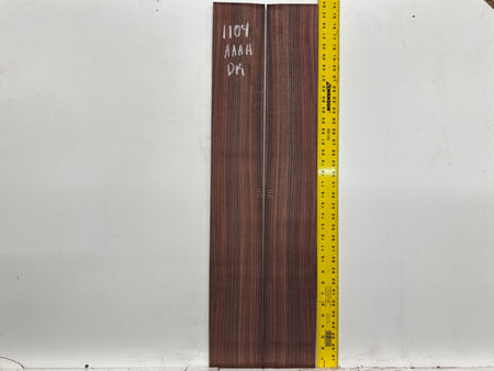 East Indian Rosewood Dreadnought AAAA Grade Guitar Back & Side Set #1104 - Exotic Wood Zone
