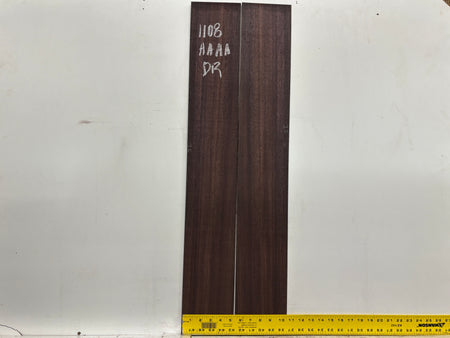 East Indian Rosewood Dreadnought AAAA Grade Guitar Back & Side Set #1108 - Exotic Wood Zone