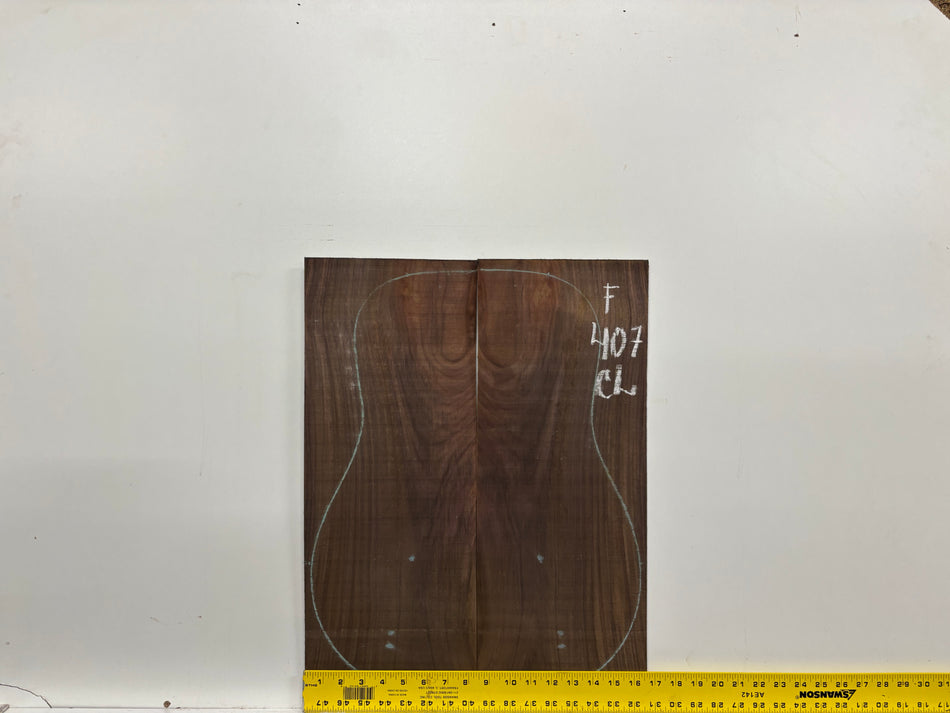 Figured Indian Rosewood Classical Guitar Back & Side Set #407