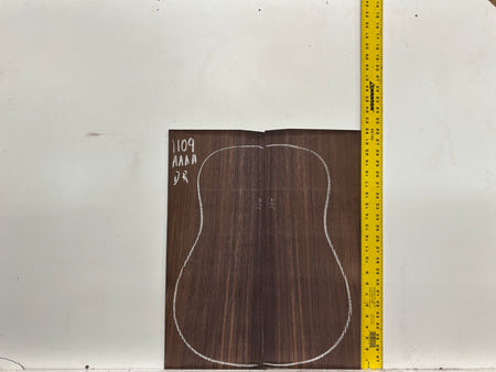 East Indian Rosewood Dreadnought AAAA Grade Guitar Back & Side Set #1109 - Exotic Wood Zone