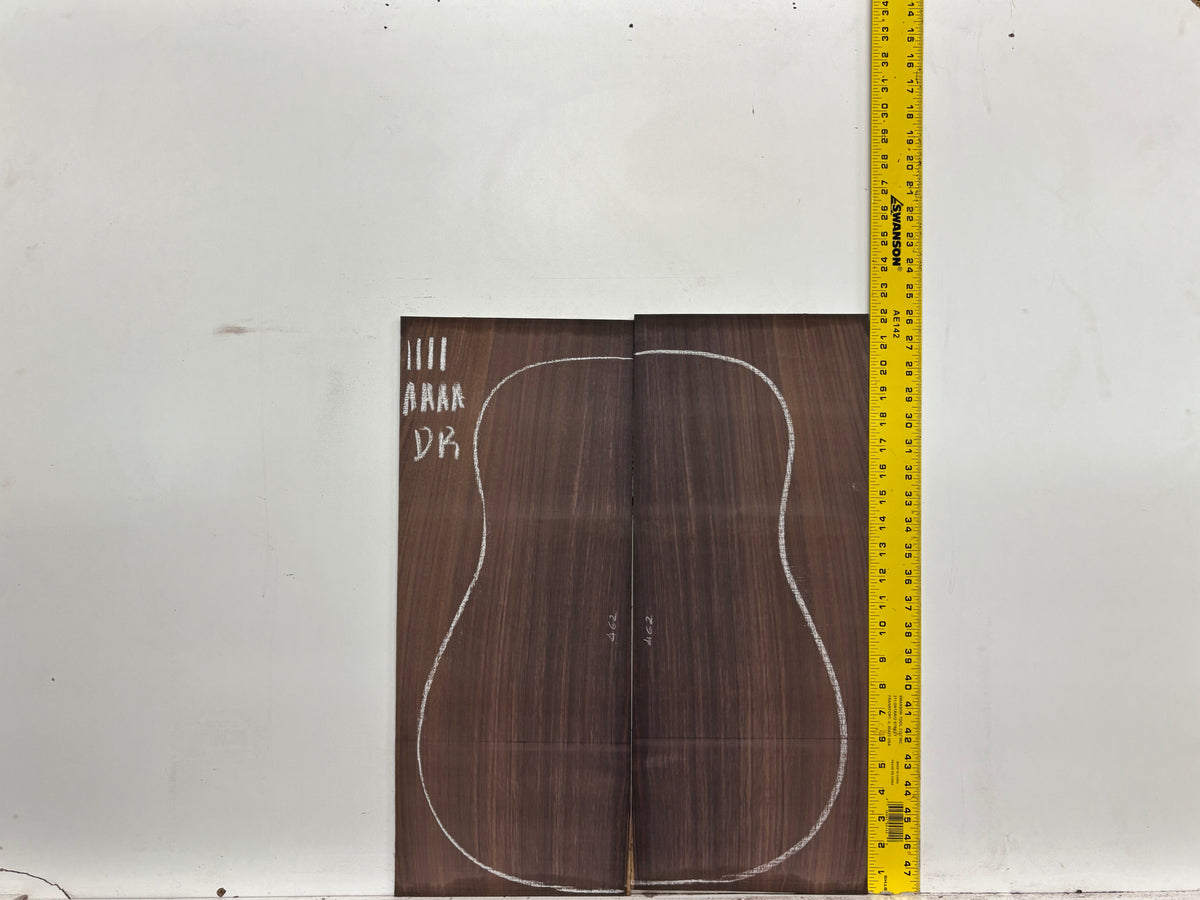 East Indian Rosewood Dreadnought AAAA Grade Guitar Back & Side Set #1111 - Exotic Wood Zone