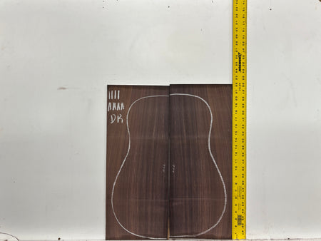 East Indian Rosewood Dreadnought AAAA Grade Guitar Back & Side Set #1111 - Exotic Wood Zone