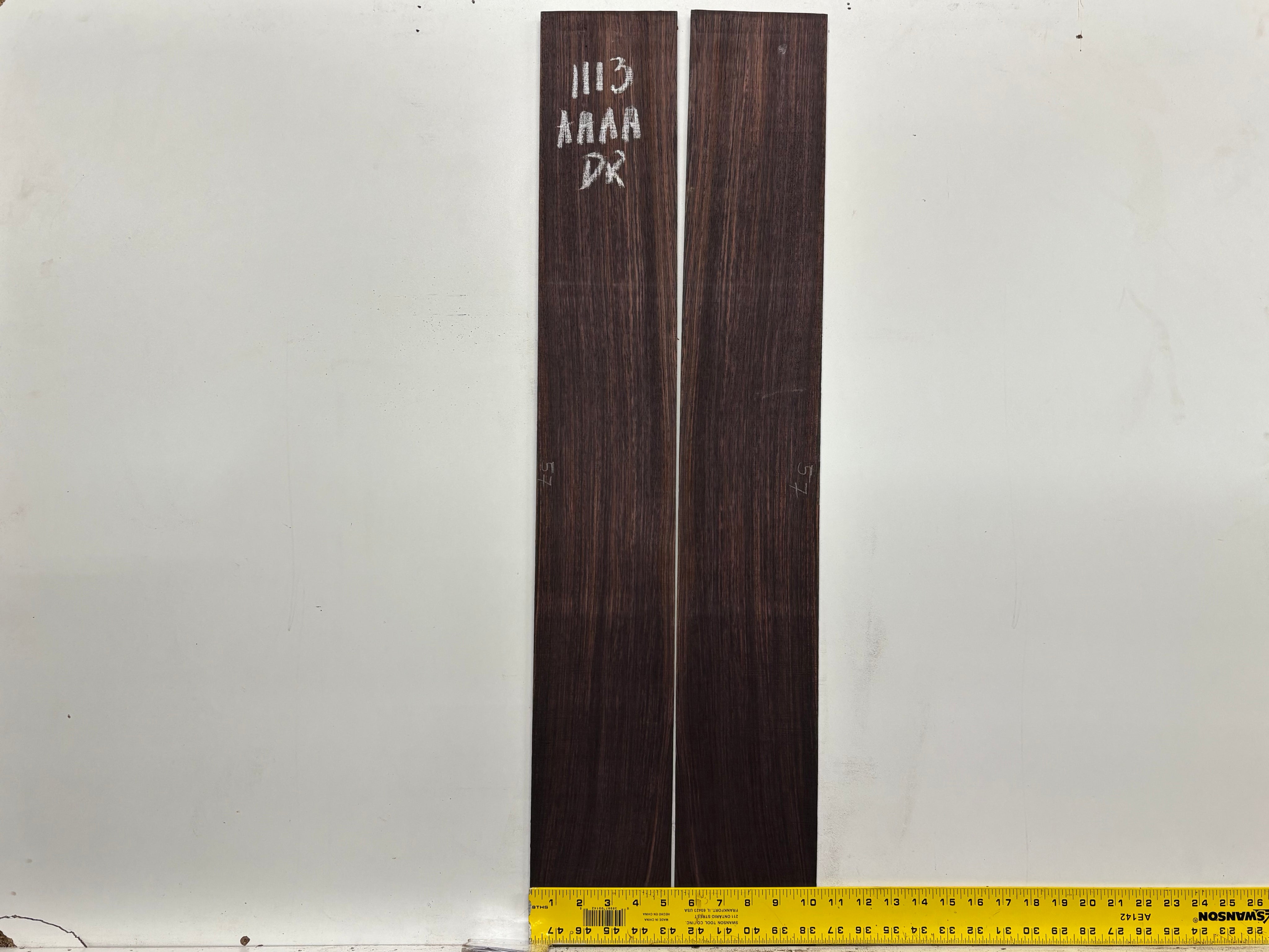 East Indian Rosewood Dreadnought AAAA Grade Guitar Back & Side Set #1113 - Exotic Wood Zone