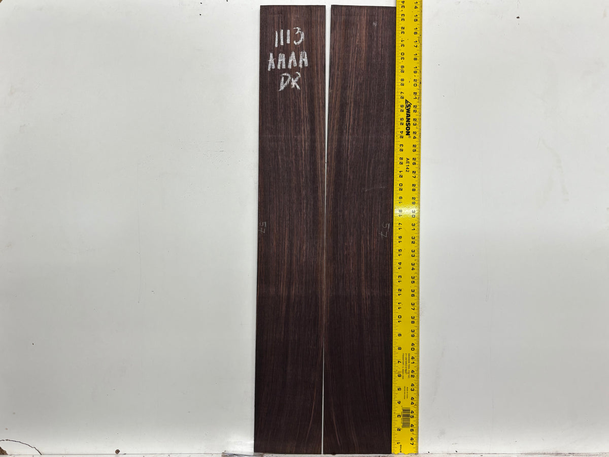 East Indian Rosewood Dreadnought AAAA Grade Guitar Back & Side Set #1113 - Exotic Wood Zone